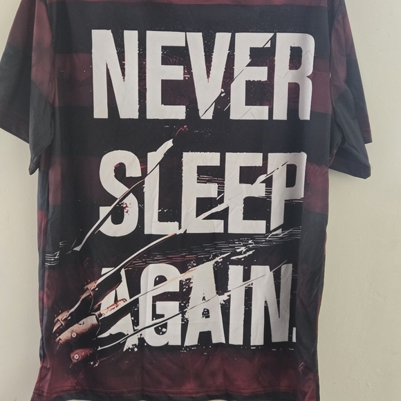 🍒🍒 Freddy Krueger Striped Graphic T-Shirt - Picture 6 of 8